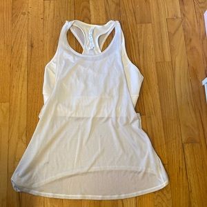 Lululemon mesh tank with bra